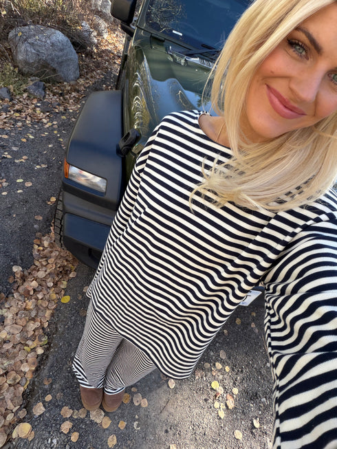 Weekender Striped Pullover